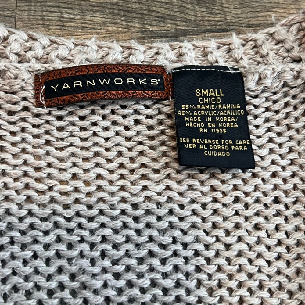 Yarnworks | Button Down Knitted Cardigan Sweater - Picture 7 of 8